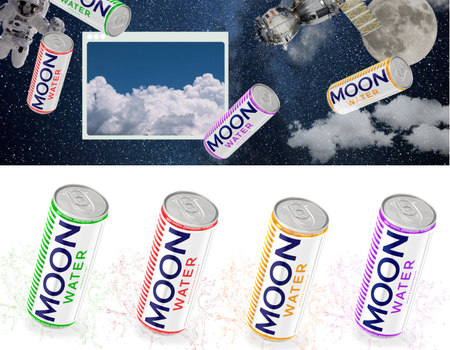 Moon water, el agua saborizada que pivota para llegar al gran consumidor y así a la luna